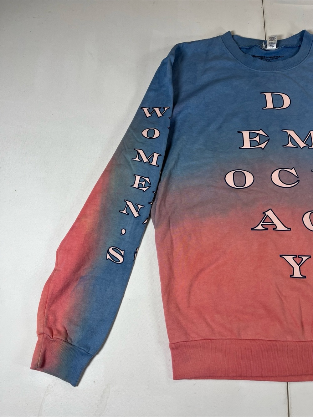 Designers For Democracy Sweatshirt Women’s Rights Election Gabriela Hearst Sz L - Picture 2 of 14